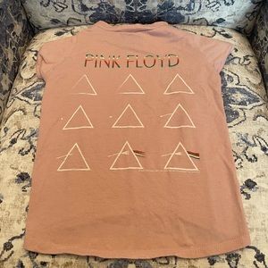 Size Medium Pink Floyd Dog T Shirt